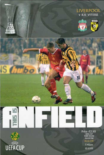 Match programme